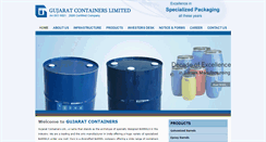 Desktop Screenshot of gujaratcontainers.com